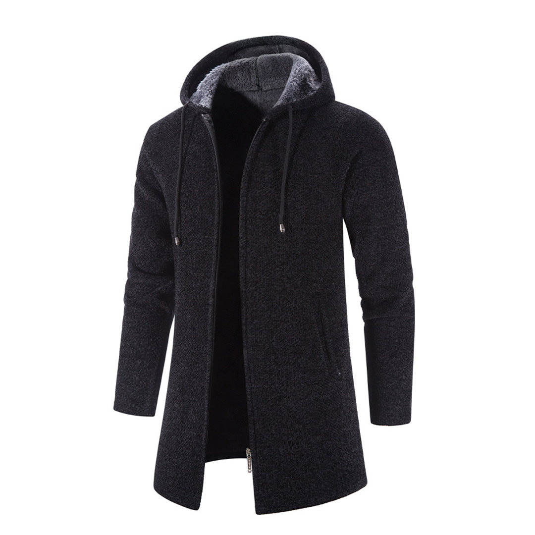 John | Men's Hooded Zip Up Coat - Image 5