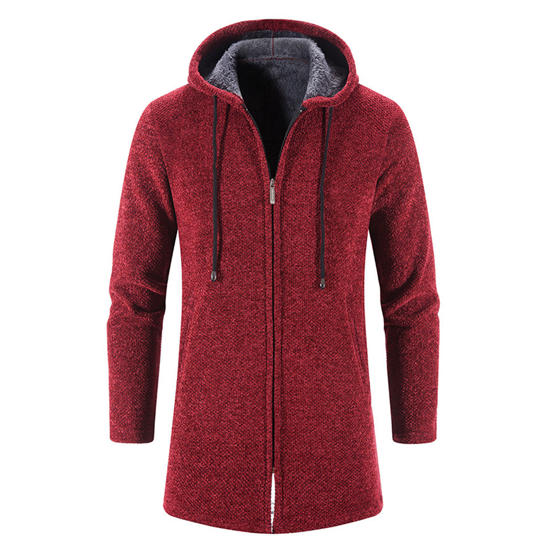 John | Men's Hooded Zip Up Coat - Image 7