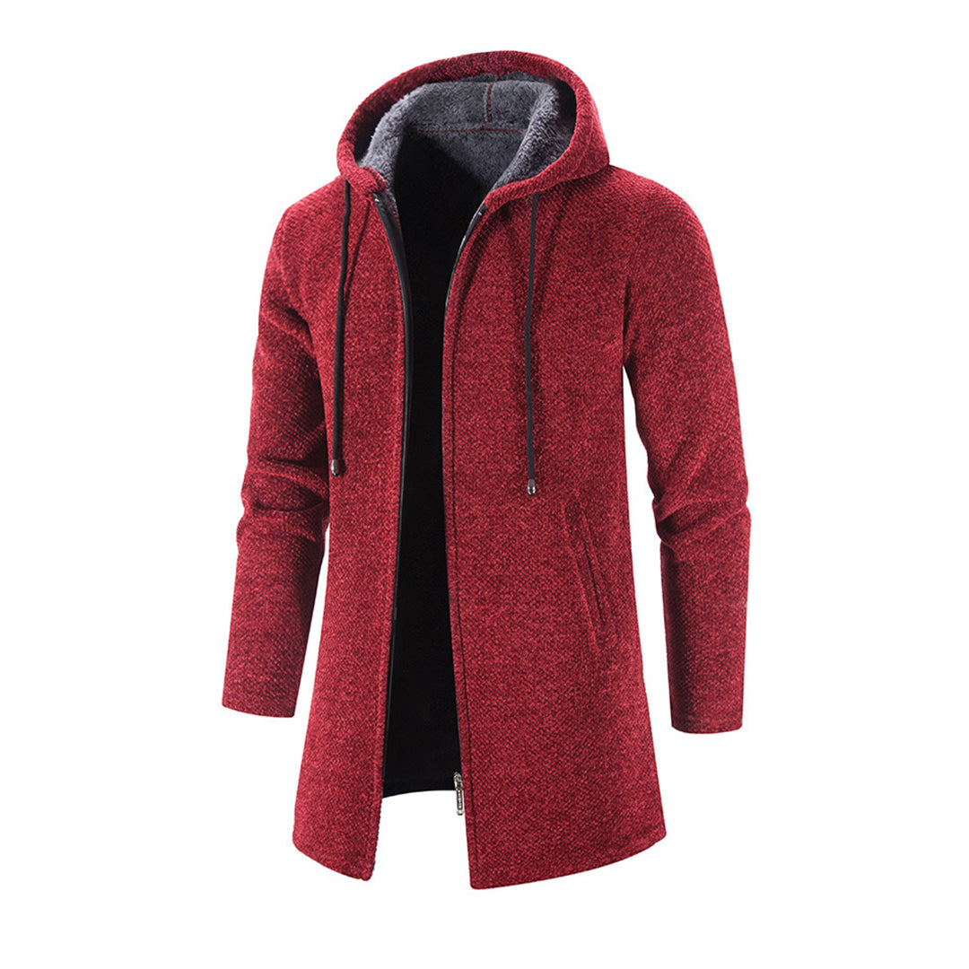 John | Men's Hooded Zip Up Coat - Image 6