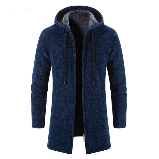 John | Men's Hooded Zip Up Coat - Image 1