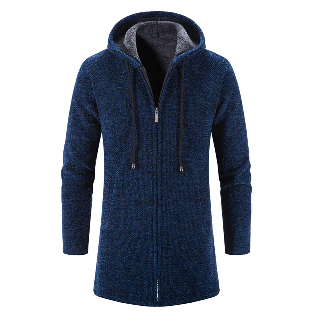 John | Men's Hooded Zip Up Coat - Image 2