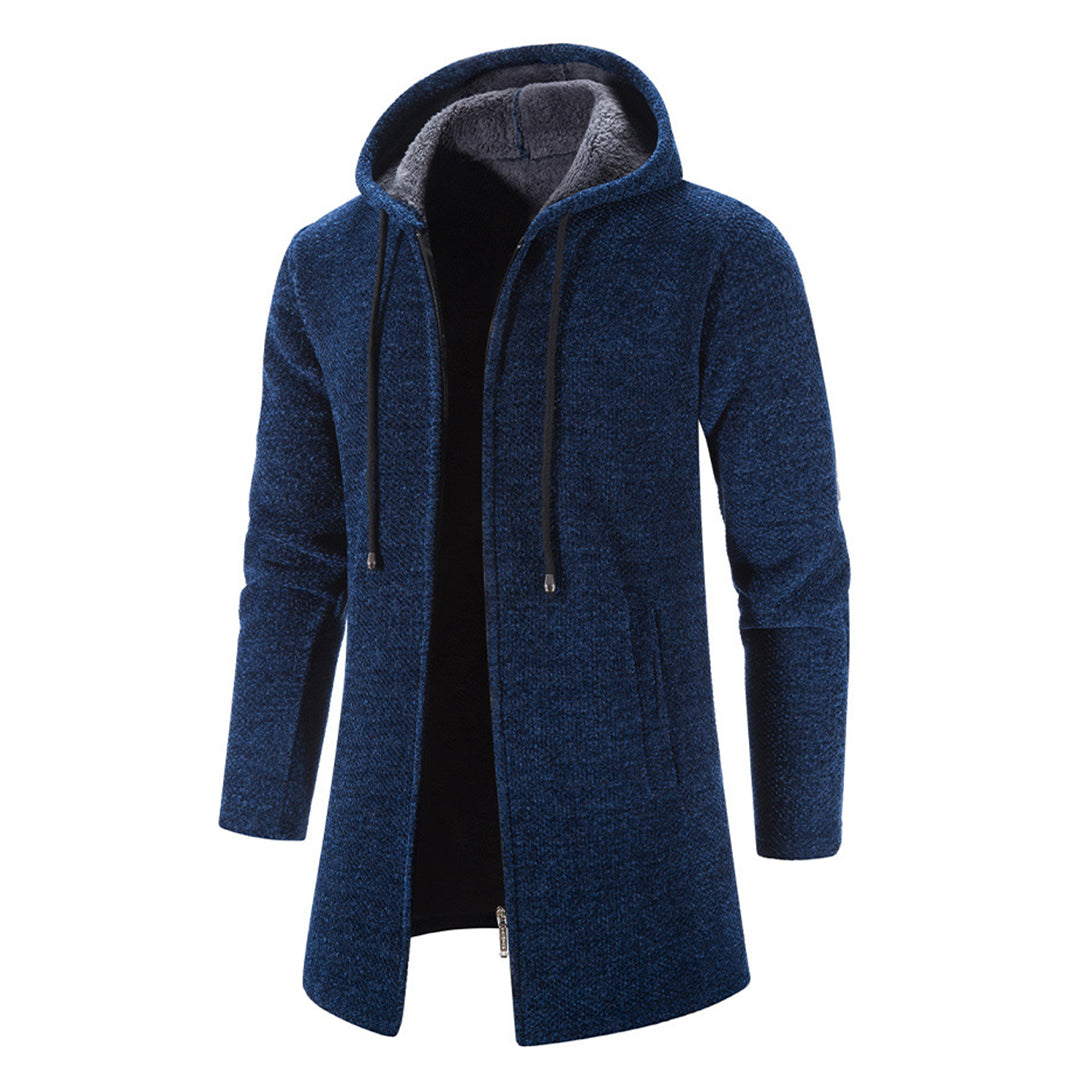 John | Men's Hooded Zip Up Coat - Image 3