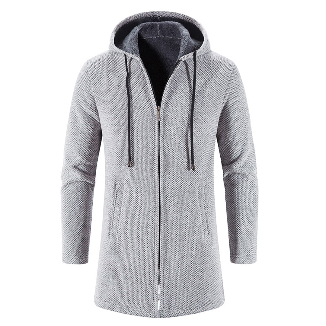 John | Men's Hooded Zip Up Coat - Image 8