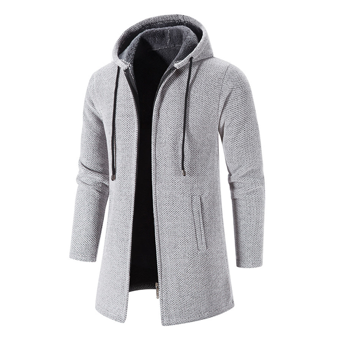 John | Men's Hooded Zip Up Coat - Image 9