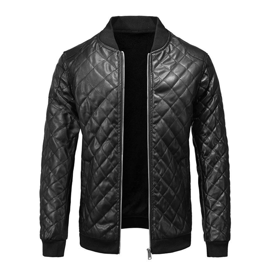 Gus | Men's Quilted Bomber Jacket - Image 1