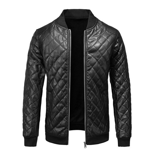Gus | Men's Quilted Bomber Jacket - Image 1