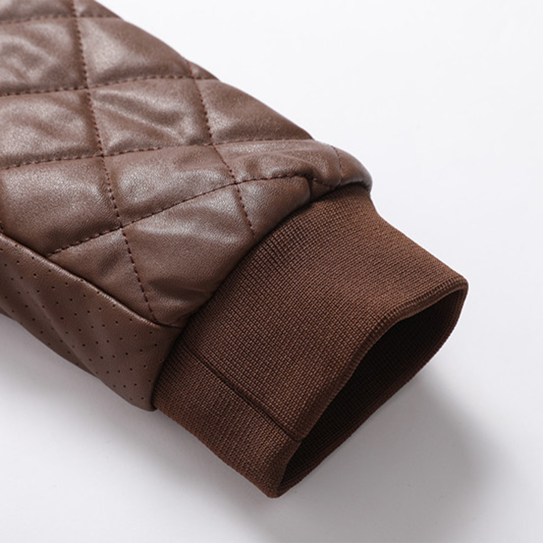 Gus | Men's Quilted Bomber Jacket - Image 8