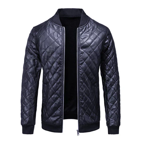 Gus | Men's Quilted Bomber Jacket - Image 2