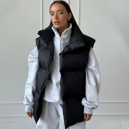 Alice | Women's Padded Quilted Puffer Vest - Image 1