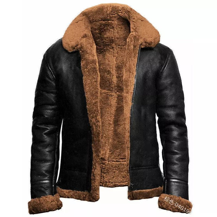 Deanna | Women's Aviator Leather Jacket - Image 3