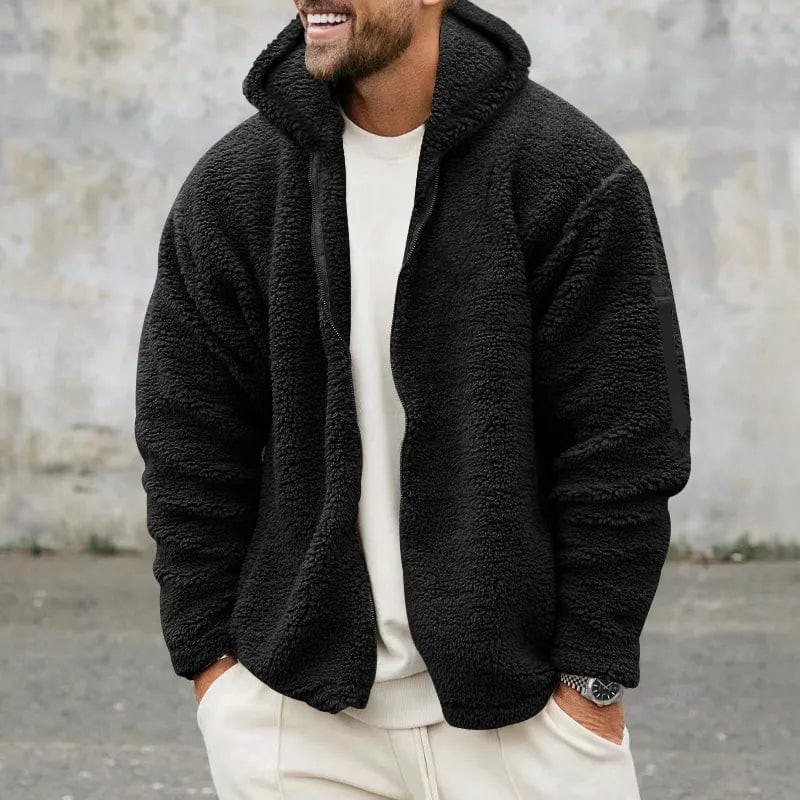 Anthony | Men's Hooded Sherpa Jacket - Image 12