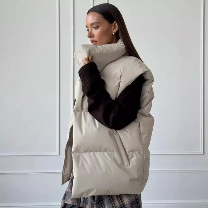 Alice | Women's Padded Quilted Puffer Vest - Image 6