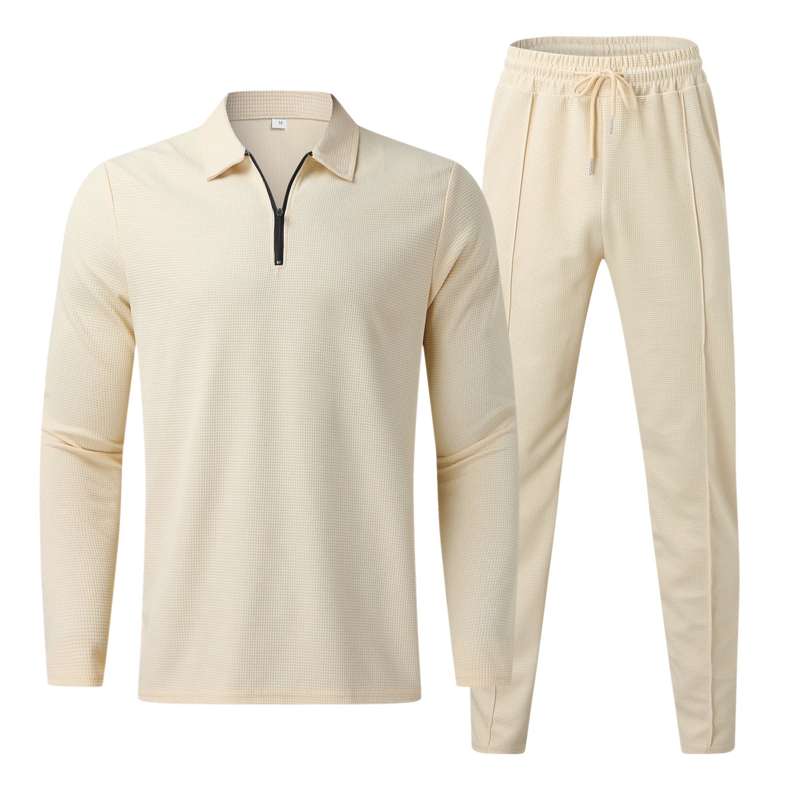 Garrett | Men's Long Sleeve Polo Tracksuit Set - Image 1