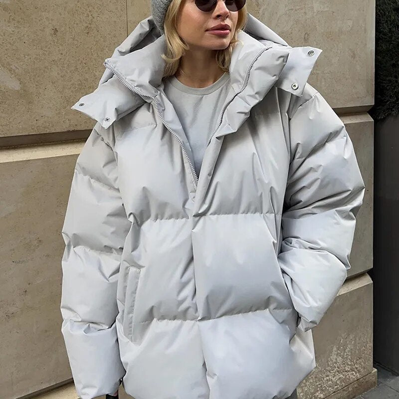 Robin | Women's Oversized Puffer Jacket - Image 7