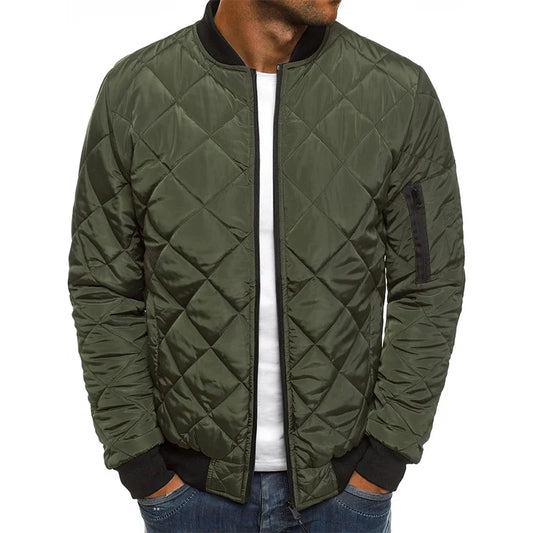 Jordan | Men's Slim Fit Quilted Bomber Jacket - Image 1
