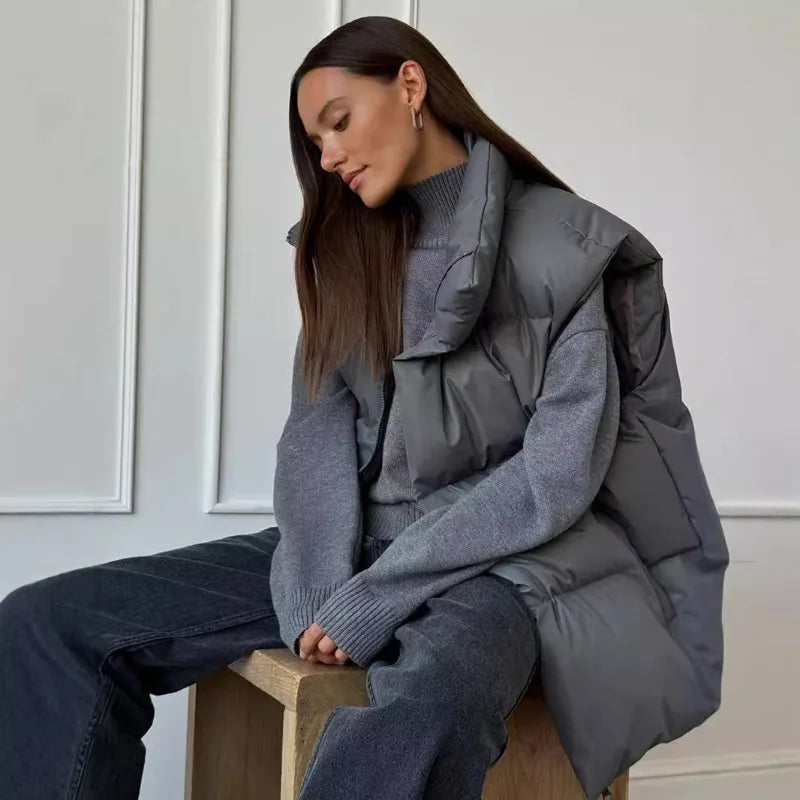 Alice | Women's Padded Quilted Puffer Vest - Image 5