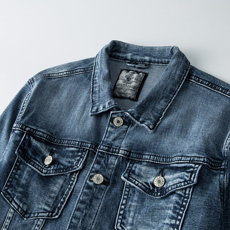 Roy | Men's Button-Down Denim Jacket - Image 3