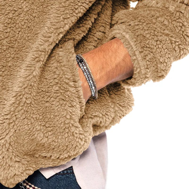Anthony | Men's Hooded Sherpa Jacket - Image 5