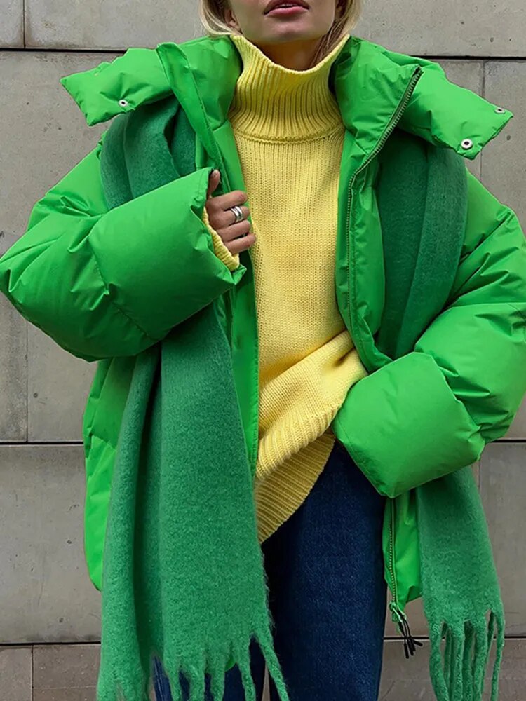 Robin | Women's Oversized Puffer Jacket - Image 8
