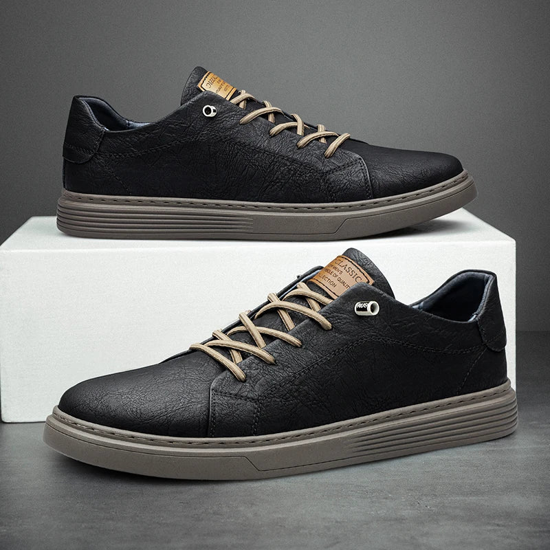 Men's Lace-Up Casual Sneakers - Image 2