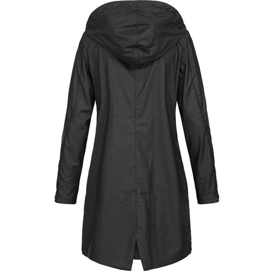 Zara | Women's Hooded Long Coat - Image 1