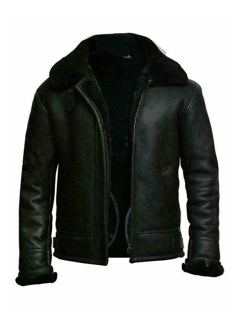 Deanna | Women's Aviator Leather Jacket - Image 2