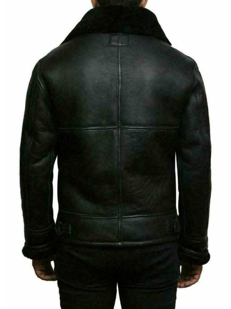 Deanna | Women's Aviator Leather Jacket - Image 4