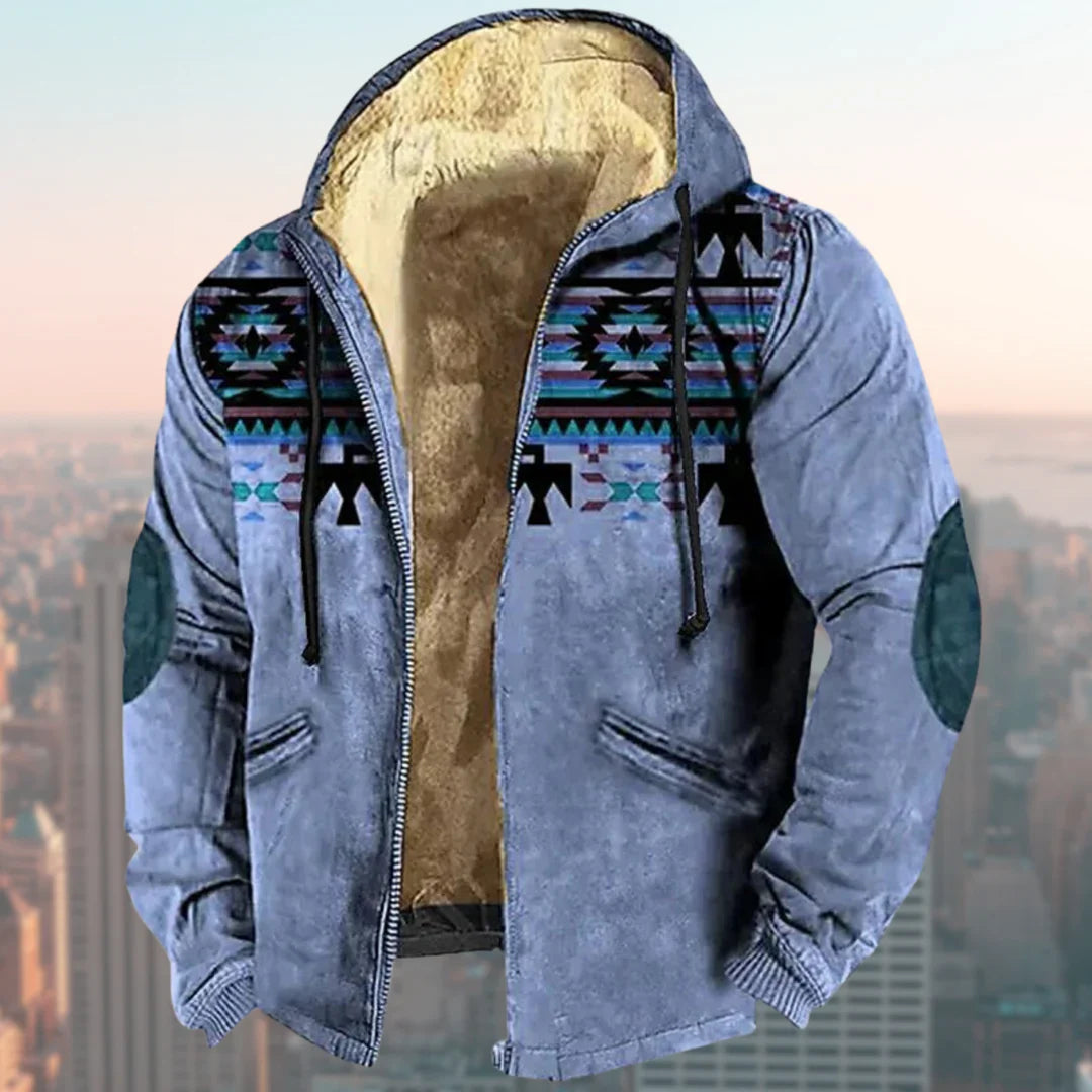 Samuel | Men's Hooded Zip-Up Jacket - Image 2