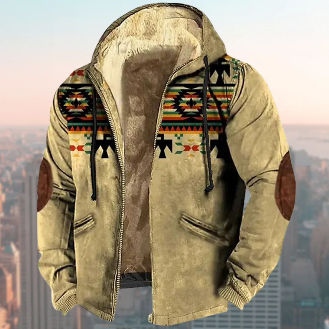 Samuel | Men's Hooded Zip-Up Jacket - Image 4