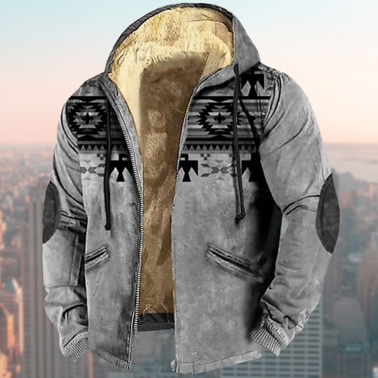 Samuel | Men's Hooded Zip-Up Jacket - Image 1