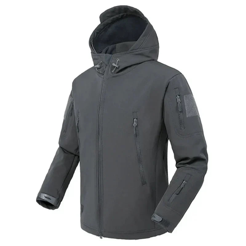 Otto | Men's Hooded Tactical Zip-Up Jacket - Image 5