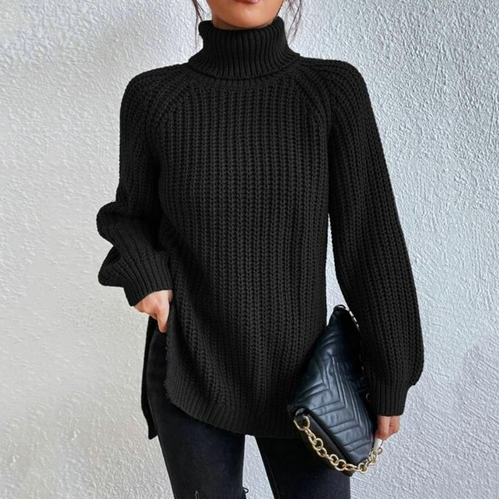 Cara | Women's Turtleneck Long Sleeve Sweater - Image 5