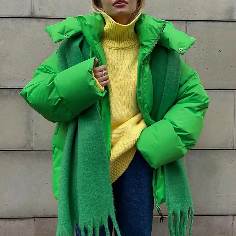 Robin | Women's Oversized Puffer Jacket - Image 10