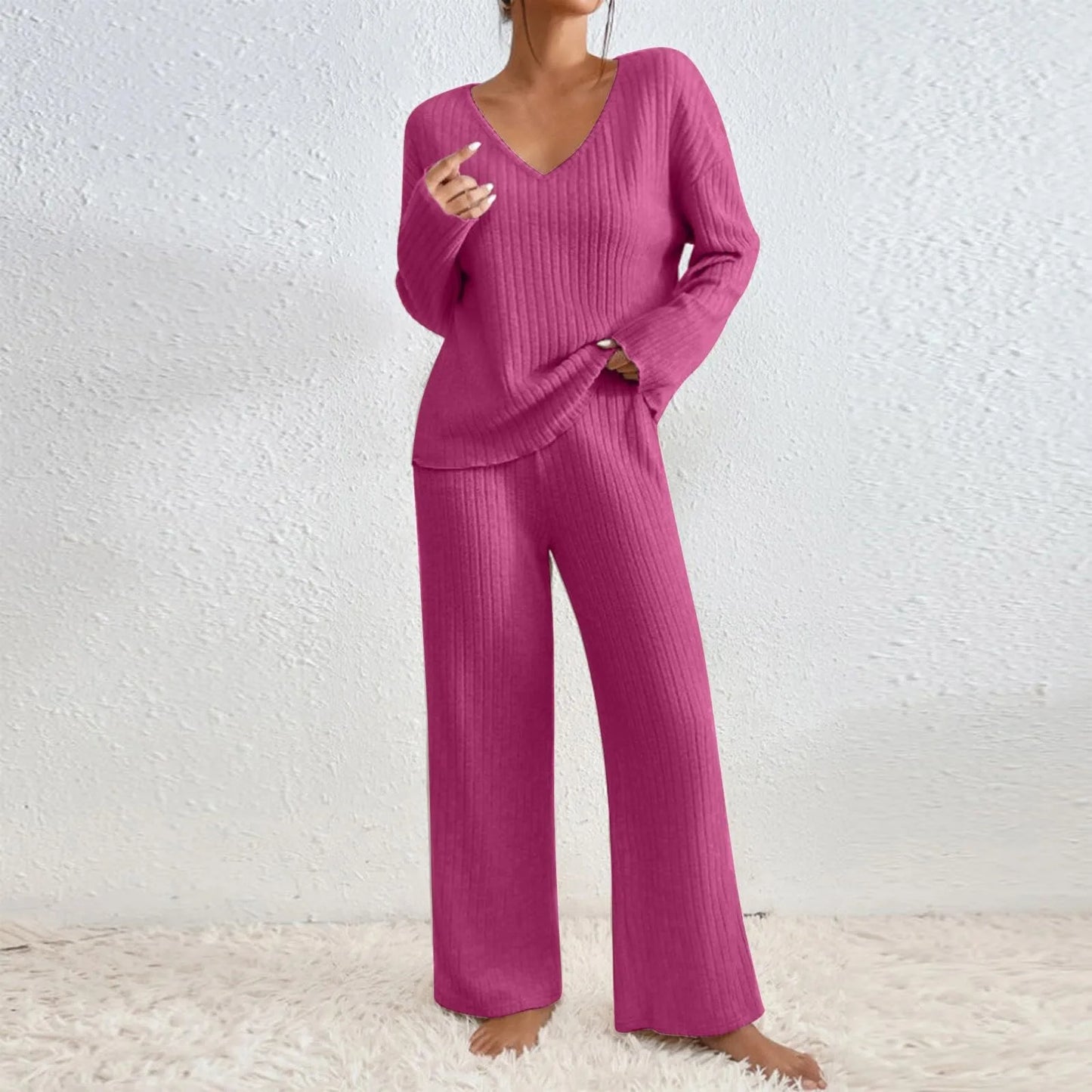 Stephanie | Women's Relaxed Fit Loungewear Set - Image 12