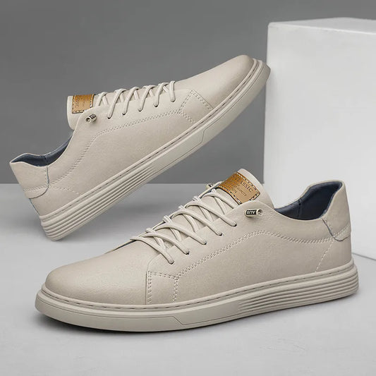 Men's Lace-Up Casual Sneakers - Image 1