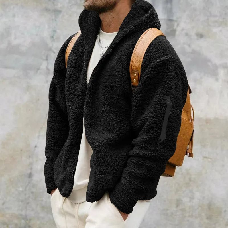 Anthony | Men's Hooded Sherpa Jacket - Image 13