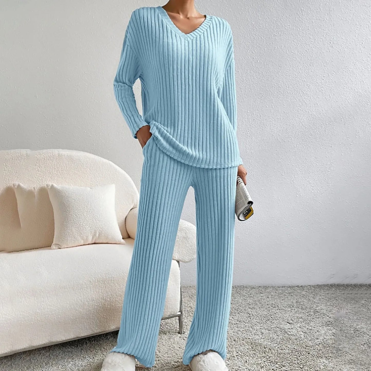 Stephanie | Women's Relaxed Fit Loungewear Set - Image 14