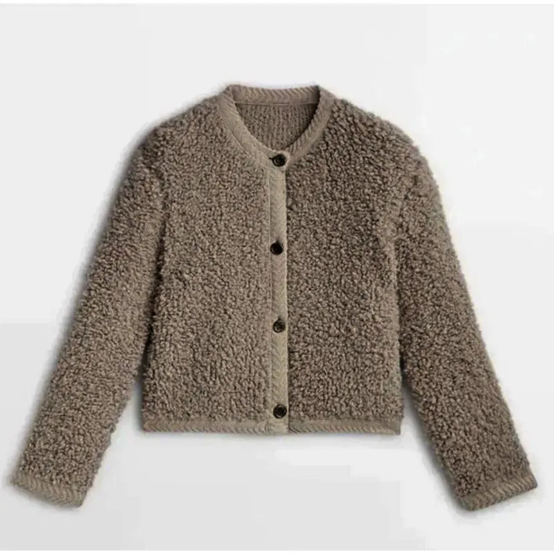 Shannon | Women's Button-Front Textured Coat - Image 8