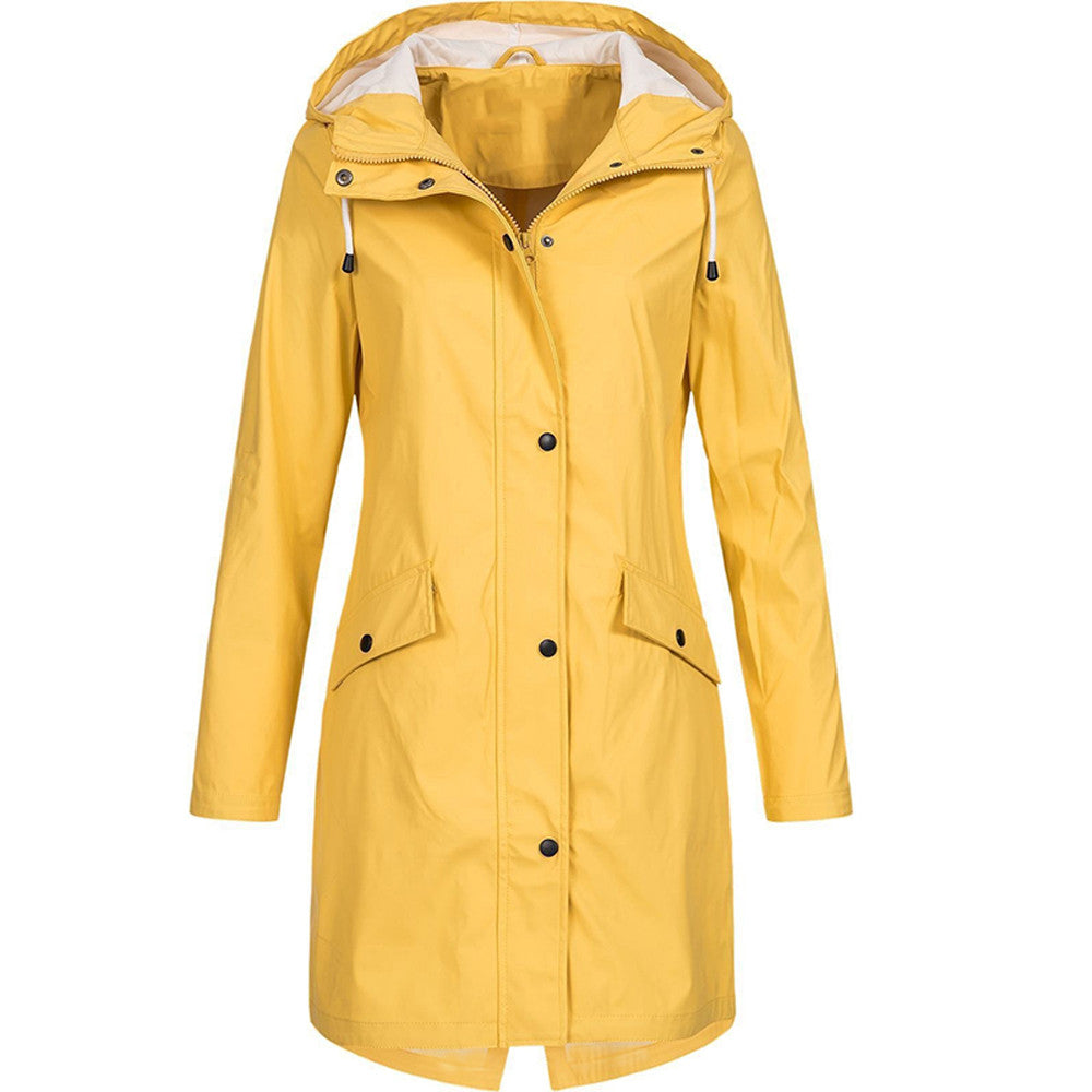Zara | Women's Hooded Long Coat - Image 7