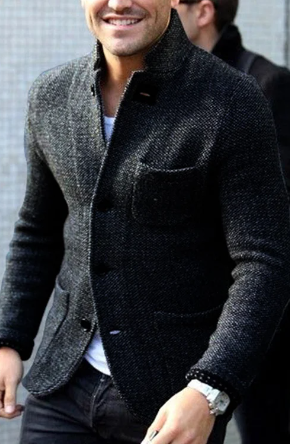 Laurence | Men's Slim-Fit Casual Jacket - Image 2