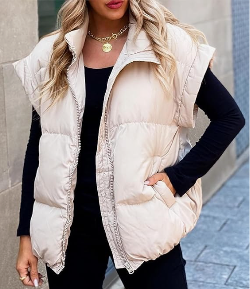 Maya | Women's Quilted Sleeveless Jacket - Image 5