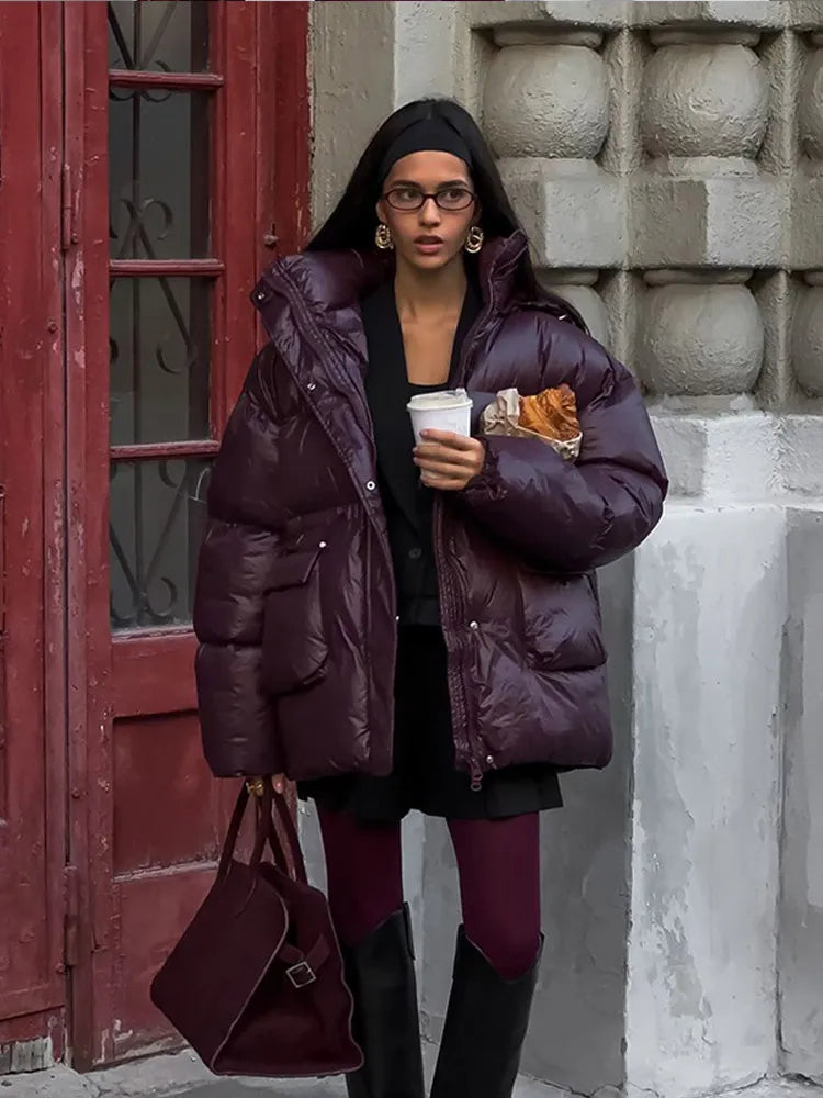 Adeline | Women's Oversized Puffer Jacket - Image 2
