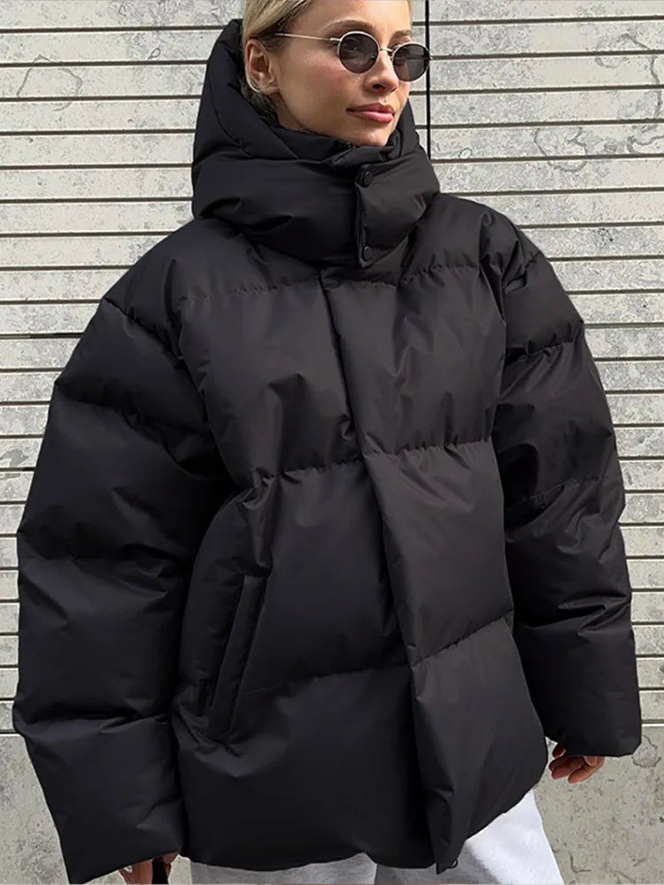 Robin | Women's Oversized Puffer Jacket - Image 3