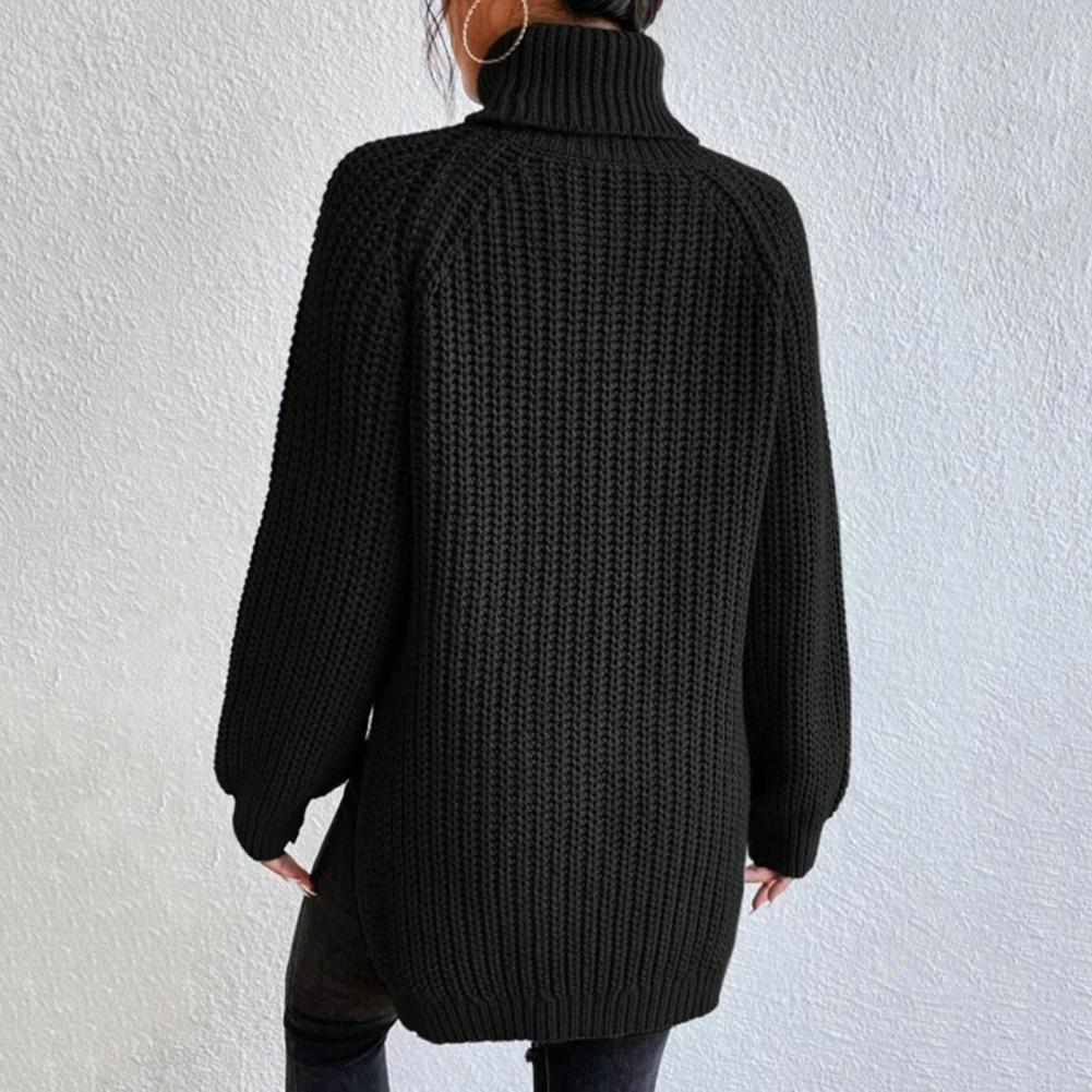 Cara | Women's Turtleneck Long Sleeve Sweater - Image 8