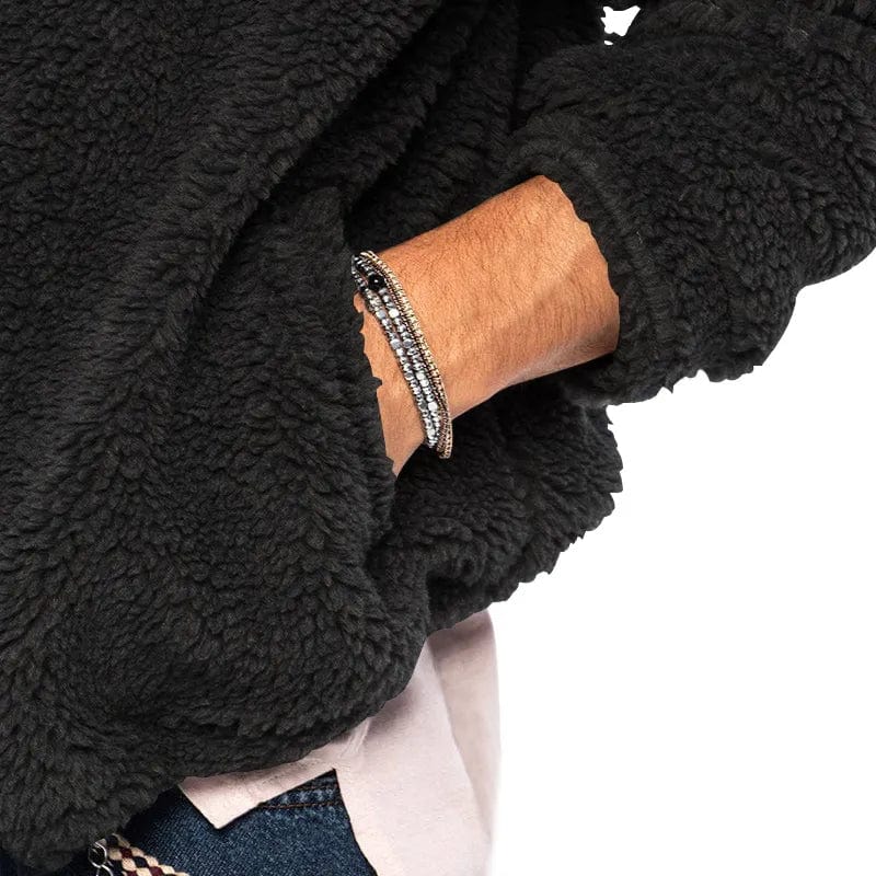 Anthony | Men's Hooded Sherpa Jacket - Image 16