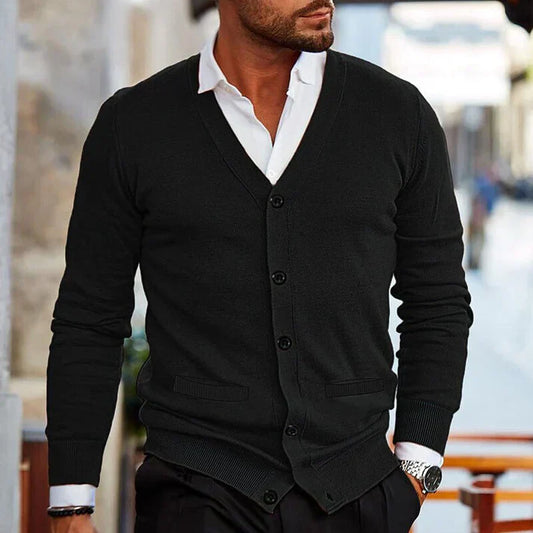 Percy | Men's Button-Down Cardigan - Image 1