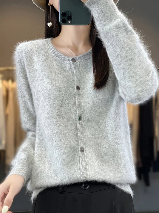 Jane | Women's Button-Front Knit Cardigan - Image 1