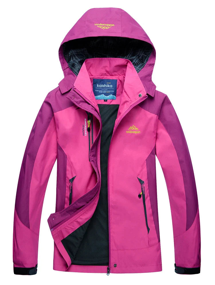 Molly | Women's Hooded Zip-Up Outdoor Jacket - Image 4