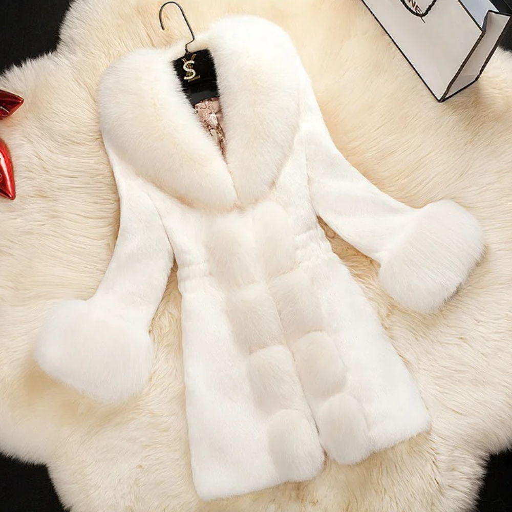 Lisa | Women's Long Faux Fur Coat - Image 9