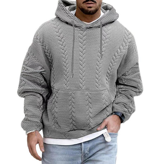 Heath | Men's Textured Pullover Hoodie - Image 1